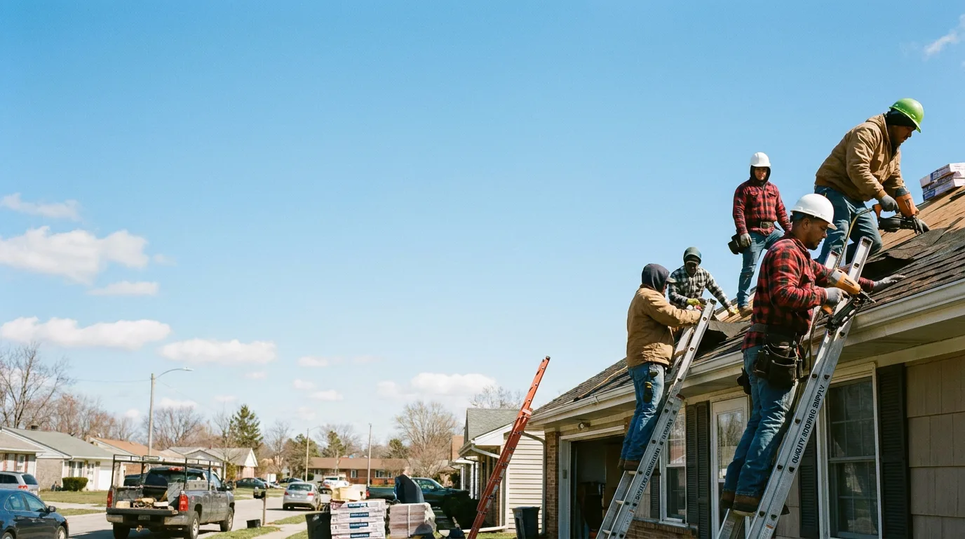 Roofing in Combined Locks, WI near me